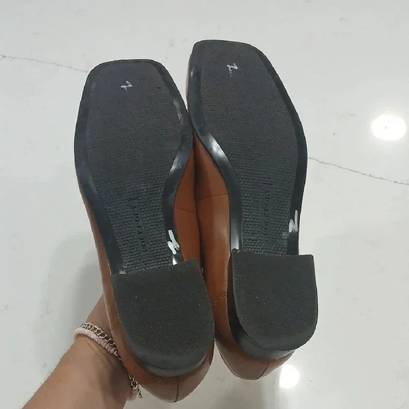 Rockport Women's Brown Loafers Sz9.5 Leather Upper Pre-owned - Picture 7 of 8